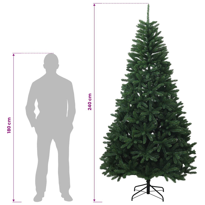 Brad de Crăciun artificial cu ramuri articulare 240 cm PVC WALTI