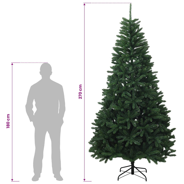 Brad de Crăciun artificial cu ramuri articulare 270 cm PVC - WALTI WALTI