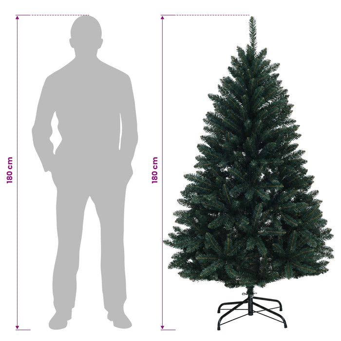 Brad de Crăciun artificial cu ramuri articulare 180 cm PVC WALTI