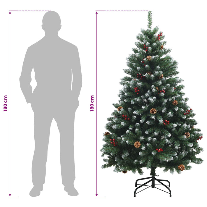 Brad de Crăciun artificial cu ramuri articulare 180 cm PVC WALTI