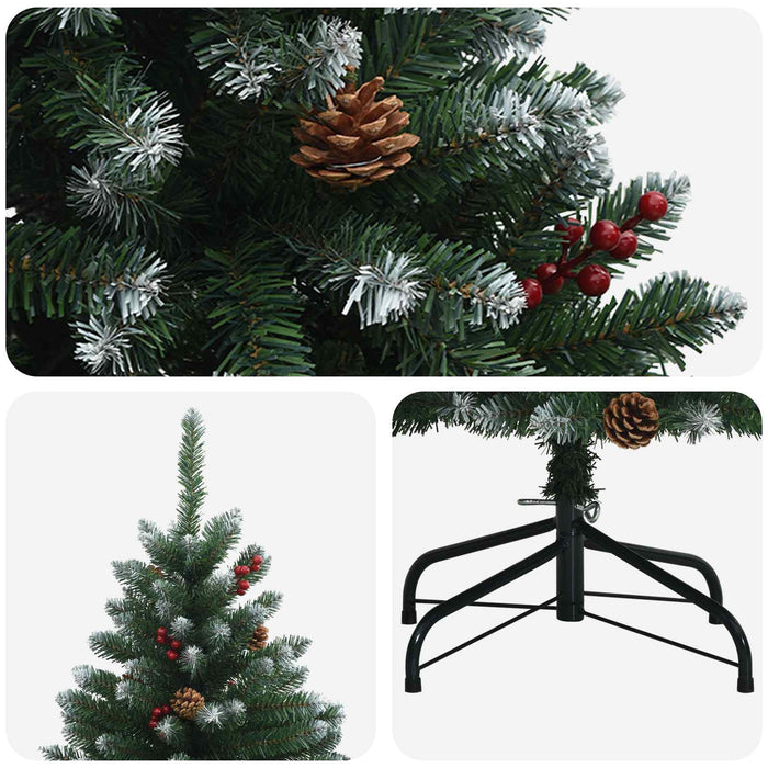Brad de Crăciun artificial cu ramuri articulare 240 cm PVC WALTI