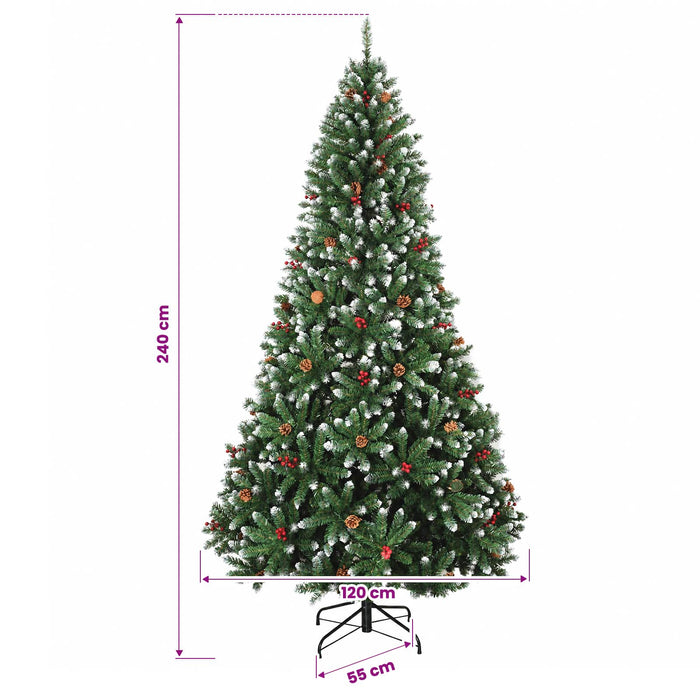 Brad de Crăciun artificial cu ramuri articulare 240 cm PVC WALTI