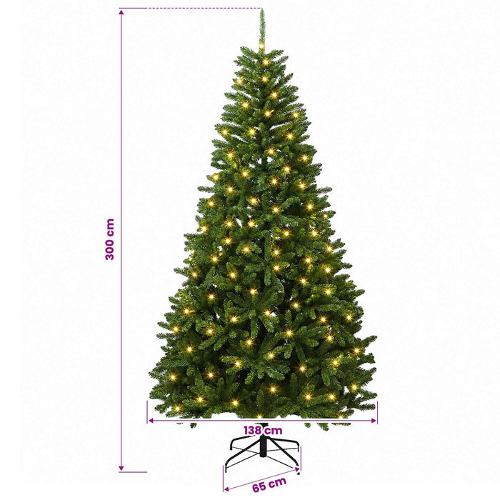 Brad de Crăciun artificial cu ramuri articulare 300 cm WALTI