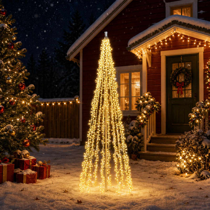 Instalație pentru brad de Crăciun cu 10 LED-uri 1550 LED-uri WALTI