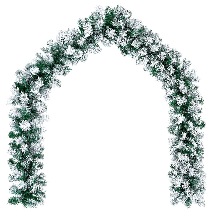 Set mini brad de Crăciun 60 cm PVC Verde și alb WALTI