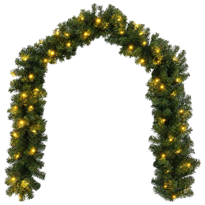 Set mini brad de Crăciun 60 cm 125 LED-uri Alb cald PVC Verde - WALTI WALTI