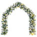 Set mini brad de Crăciun 60 cm 125 LED-uri Alb cald PVC - WALTI WALTI