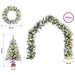 Set mini brad de Crăciun 60 cm 125 LED-uri Alb cald PVC - WALTI WALTI