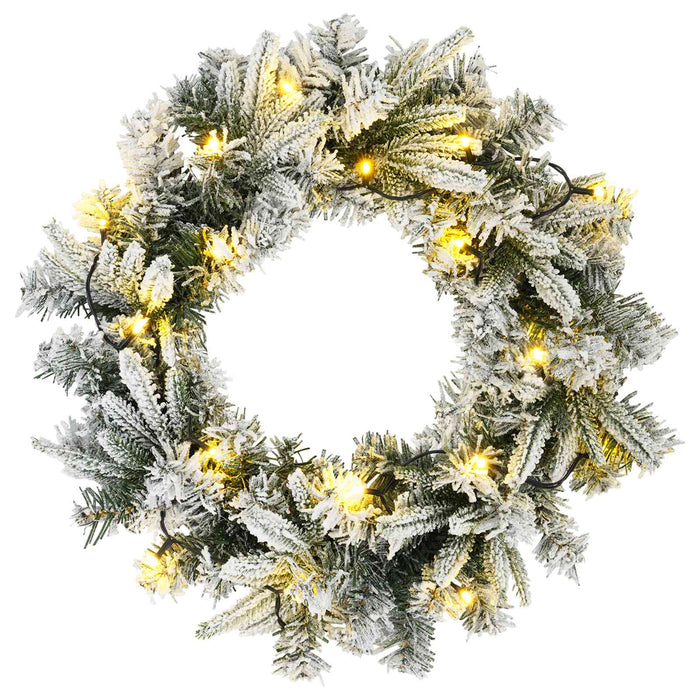 Set mini brad de Crăciun 60 cm 125 LED-uri Alb cald PVC și PE - WALTI WALTI