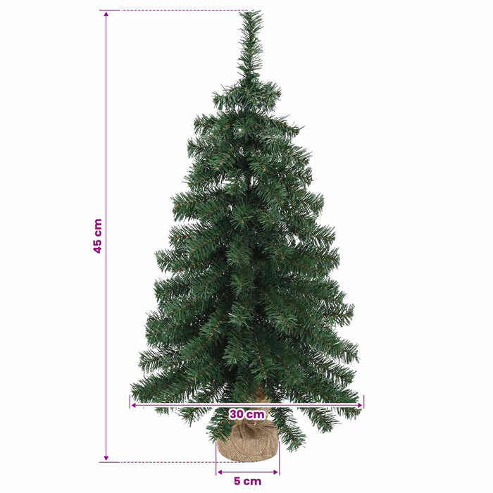 Brad de Crăciun mini 45 cm PVC Verde WALTI