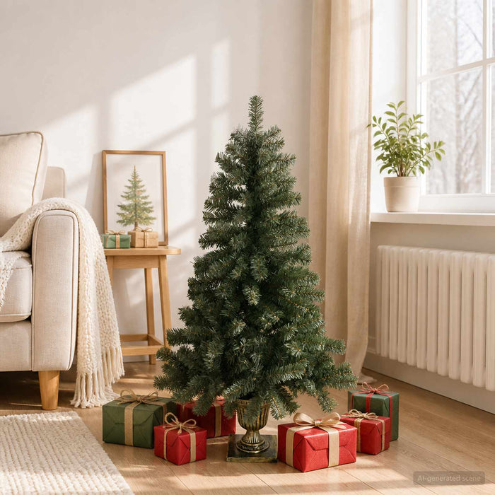 Brad de Crăciun mini 120 cm PVC Verde WALTI