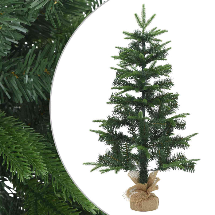 Brad de Crăciun mini 60 cm PVC și PE Verde WALTI