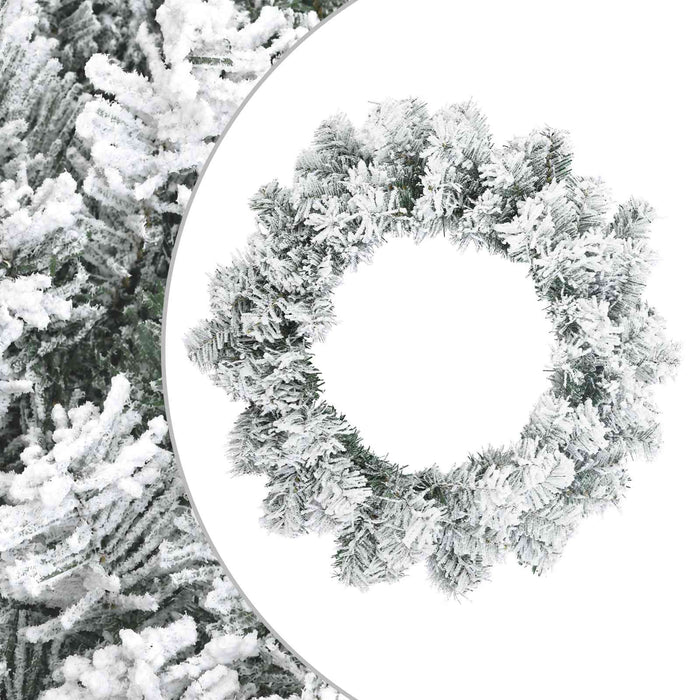 Coronă de Crăciun Alb Ø 30 cm PVC - WALTI WALTI