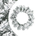 Coronă de Crăciun Alb Ø 50 cm PVC - WALTI WALTI