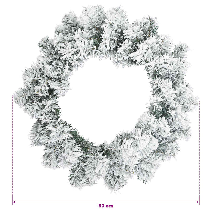 Coronă de Crăciun Alb Ø 50 cm PVC - WALTI WALTI