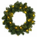 Coronă de Crăciun Verde Ø 30 cm PVC 25 LED-uri - WALTI WALTI
