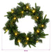 Coronă de Crăciun Verde Ø 30 cm PVC și PE 25 LED-uri - WALTI WALTI