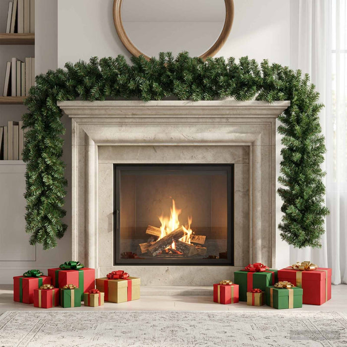 Ghirlandă de Crăciun Verde 270 cm PVC - WALTI WALTI