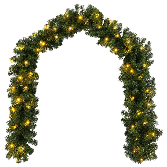 Ghirlandă de Crăciun Verde 270 cm PVC 50 LED-uri - WALTI WALTI