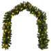 Ghirlandă de Crăciun Verde 270 cm PVC 50 LED-uri - WALTI WALTI