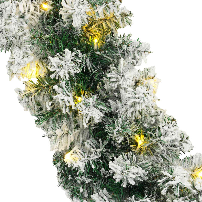 Ghirlandă de Crăciun Verde și alb 270 cm PVC 50 LED-uri - WALTI WALTI