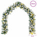 Ghirlandă de Crăciun Verde și alb 270 cm PVC 50 LED-uri - WALTI WALTI