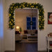 Ghirlandă de Crăciun Verde 270 cm PVC și PE 50 LED-uri - WALTI WALTI