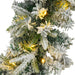 Ghirlandă de Crăciun Verde și alb 270 cm PVC și PE 50 LED-uri - WALTI WALTI