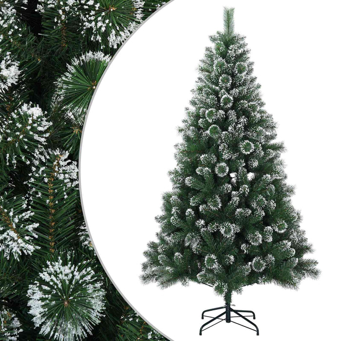 Brad de Crăciun artificial 240 cm PVC și Metal Verde WALTI