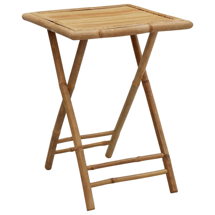 Set de dining pentru grădină pliabil 3 buc. natural Bambus WALTI