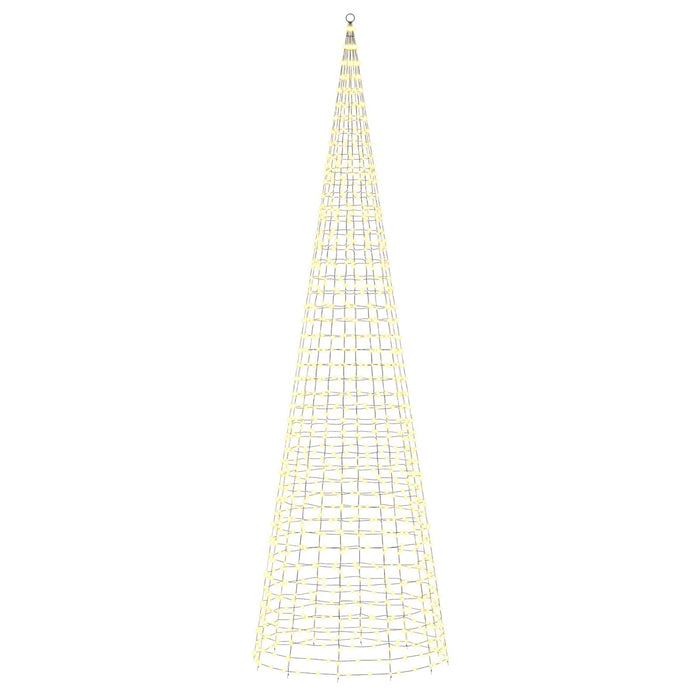 Instalație brad de Crăciun cu țăruș și catarg 500 cm WALTI