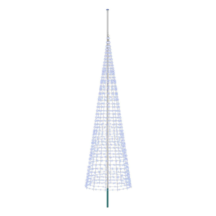 Instalație brad de Crăciun cu țăruș și catarg 500 cm WALTI