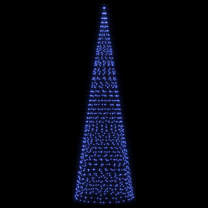 Instalație brad de Crăciun cu țăruș și catarg 500 cm WALTI