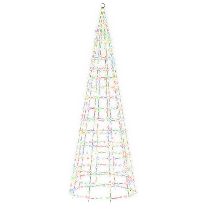 Instalație brad de Crăciun cu țăruș și catarg 300 cm WALTI