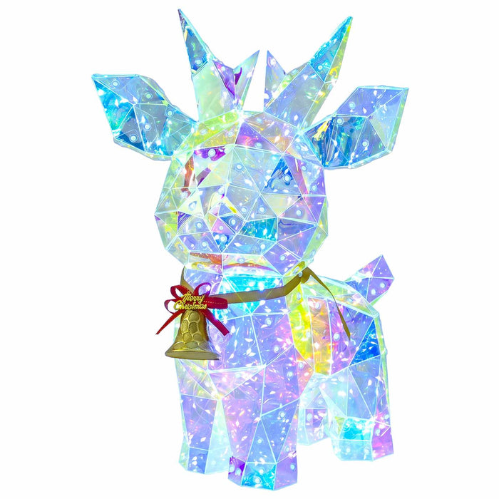 Ren cu LED prismatic și irizant, cu clopoțel Multicolour WALTI