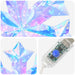 Fulg de nea LED prismatic iridescent Multicolour Ø 26 x 25 cm - WALTI WALTI