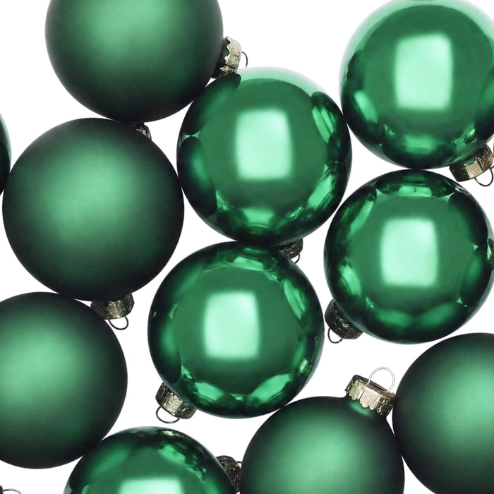 Set de globuri de Crăciun 30 buc. Verde 6 cm Polistiren - WALTI WALTI