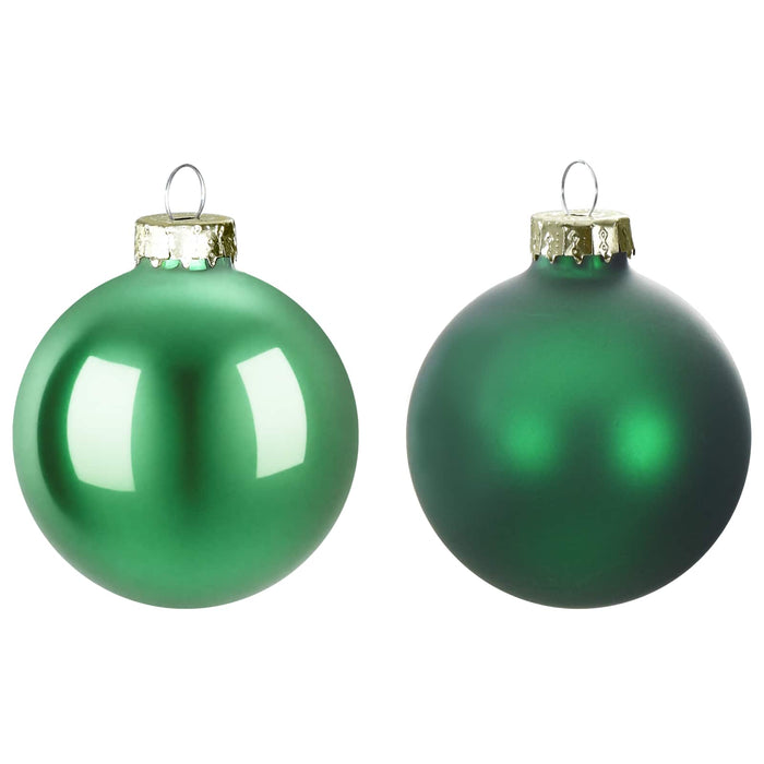 Set de globuri de Crăciun 30 buc. Verde 6 cm Polistiren - WALTI WALTI