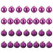 Set de globuri de Crăciun 30 buc. Violet 6 cm Polistiren - WALTI WALTI