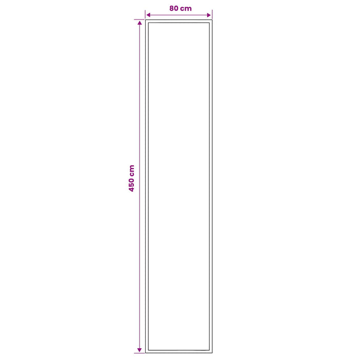 Covor Runner FLORNES Țesut Portocaliu PP 7 mm WALTI