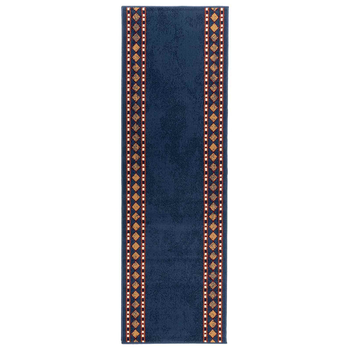 Covor Runner FLORNES Țesut albastru PP 7 mm WALTI