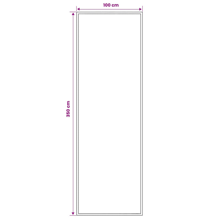 Covor Runner FLORNES Țesut Maro PP 7 mm WALTI