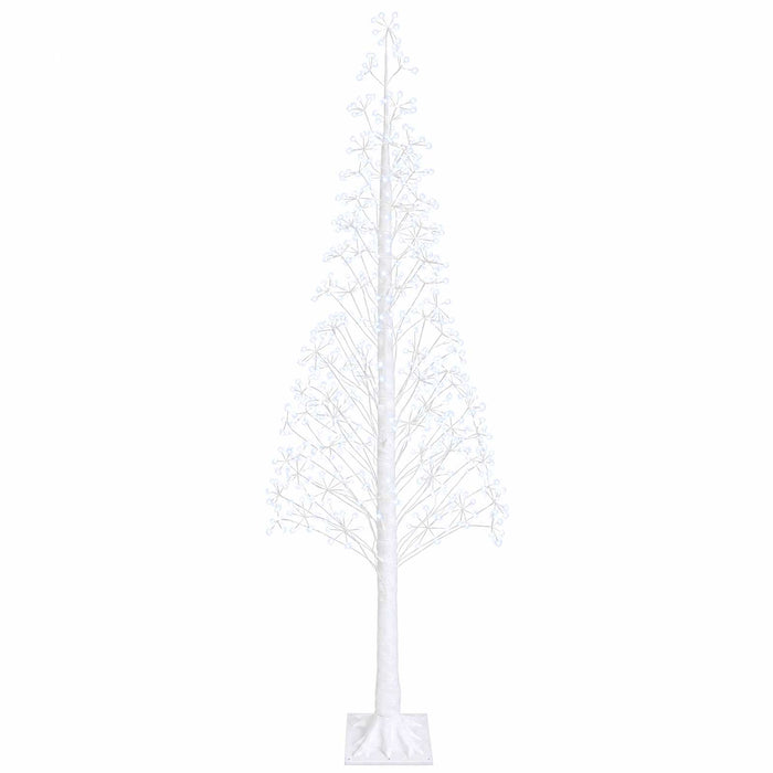 Brad de Crăciun tip stea Alb 25 x 25 x 240 cm Plastic - WALTI WALTI
