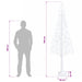 Brad de Crăciun tip stea Alb 25 x 25 x 240 cm Plastic - WALTI WALTI