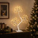 Brad de Crăciun LED în formă de S 2 buc. Alb 18 x 18 x 45 cm - WALTI WALTI