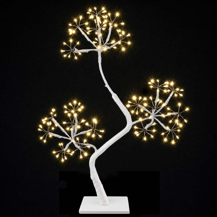 Brad de Crăciun LED în formă de S 2 buc. Alb 18 x 18 x 45 cm - WALTI WALTI
