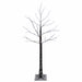 Brad de Crăciun nins cu LED Maro 22 x 22 x 120 cm Plastic - WALTI WALTI