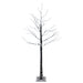 Brad de Crăciun nins cu LED Maro 22 x 22 x 150 cm Plastic - WALTI WALTI