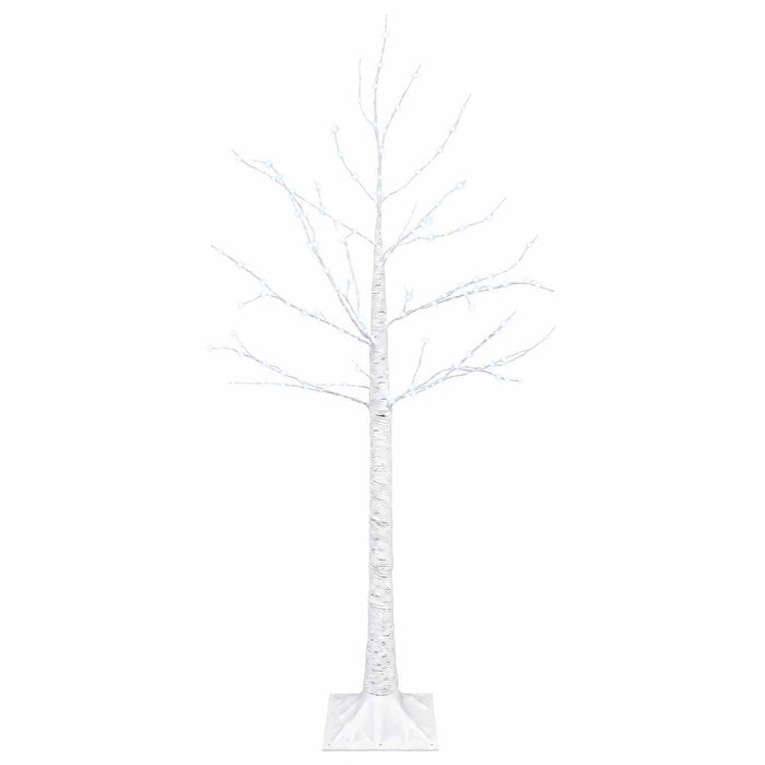 Brad de Crăciun mesteacăn Alb 22 x 22 x 120 cm Plastic - WALTI WALTI