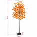 Copac de Crăciun tip arțar, cu LED Maro 240 cm Plastic - WALTI WALTI
